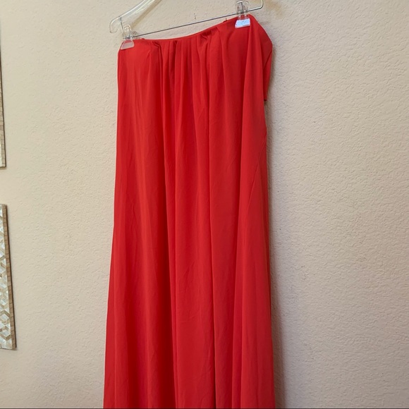Nicole Miller TANGERINE Strapless Maxi Dress NWT - Picture 6 of 15